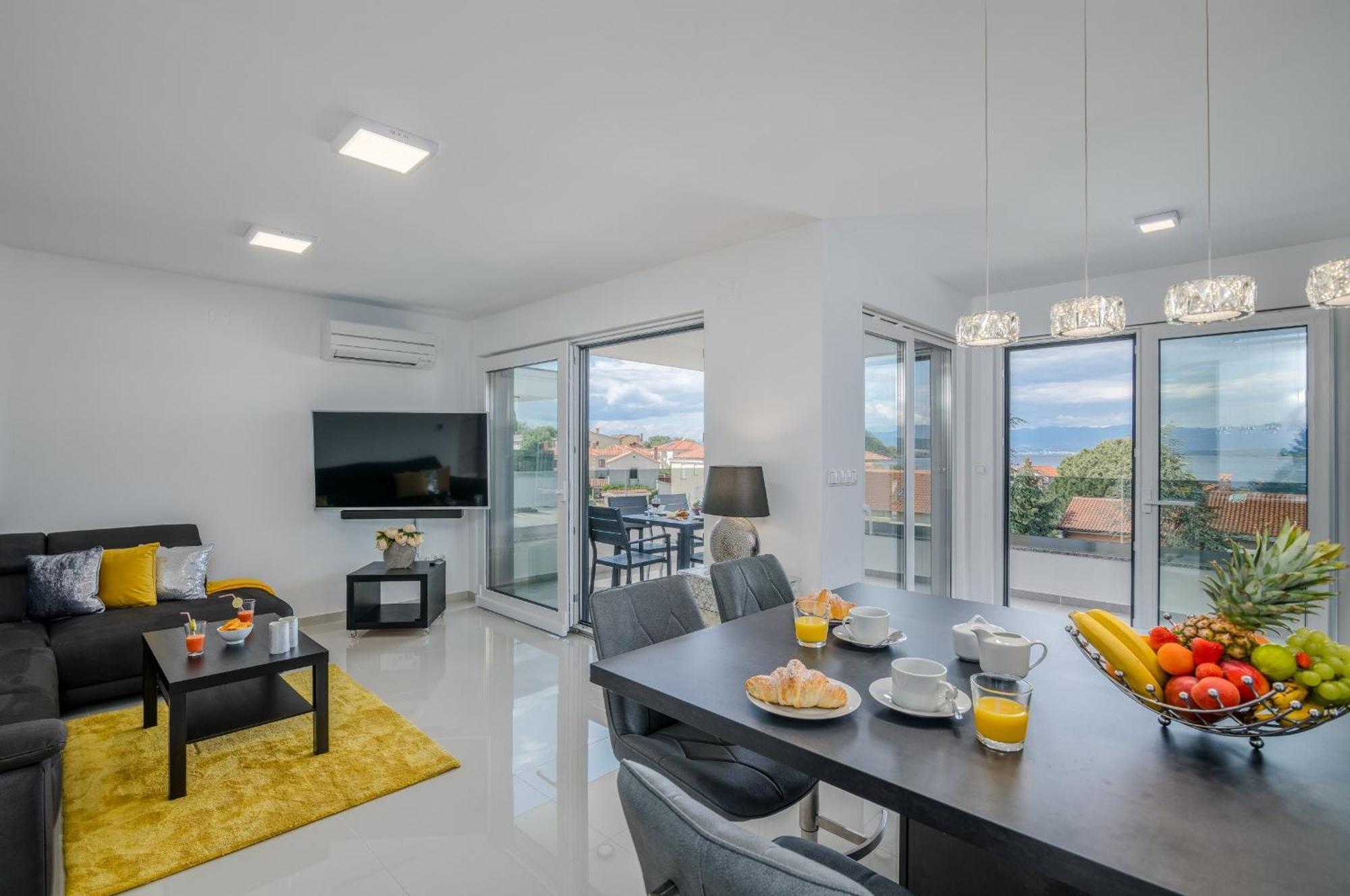 Apartments Elle Luxury Vantacici Malinska Ruang foto
