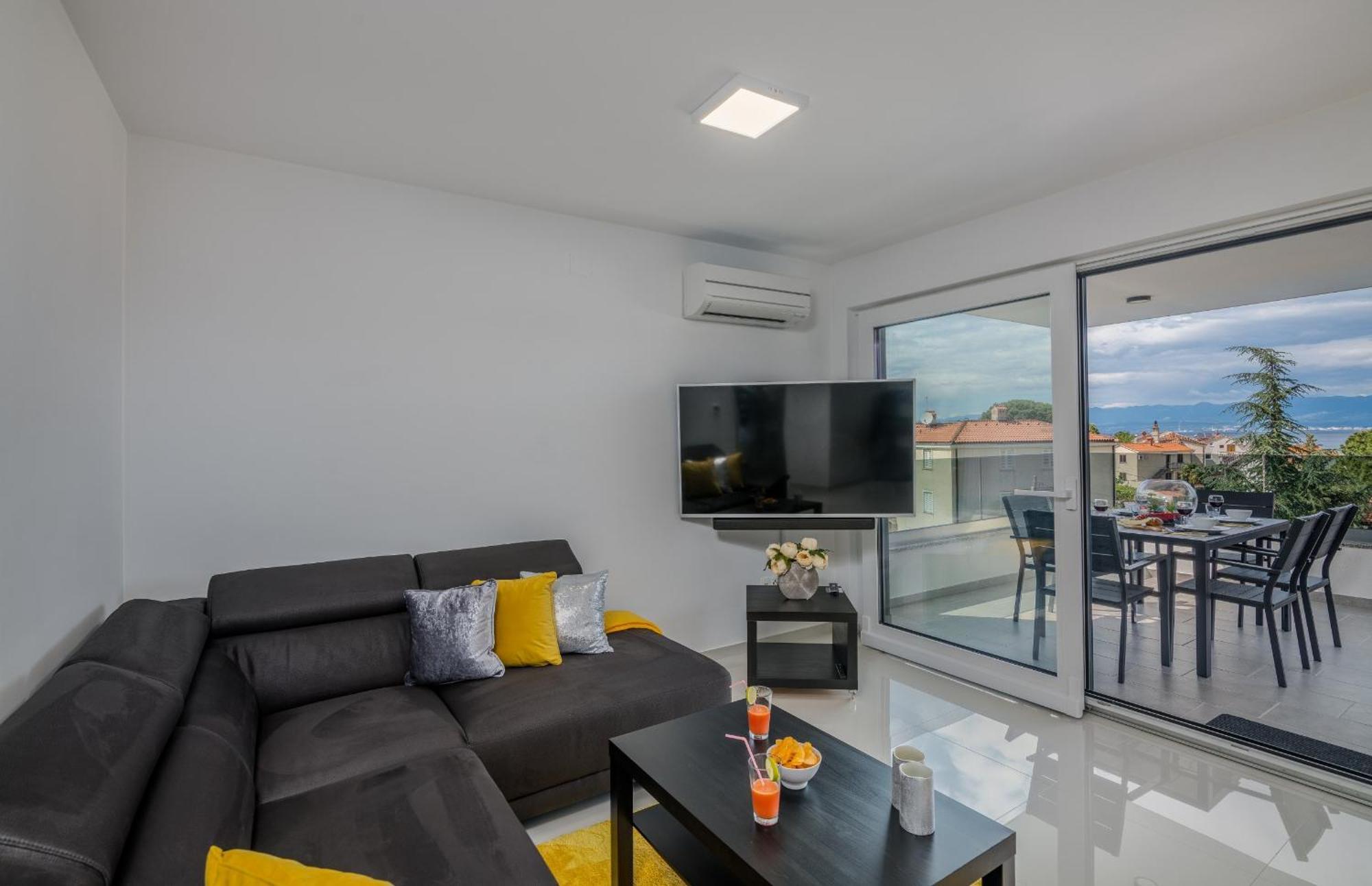 Apartments Elle Luxury Vantacici Malinska Ruang foto